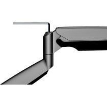 Uchwyt do monitora 17”-45” spacetronik spa-s110b usb