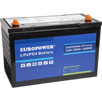 Akumulator lifepo4 europower serii lfp 12,8v 100ah bluetooth (żywotność ~4000 cykli)