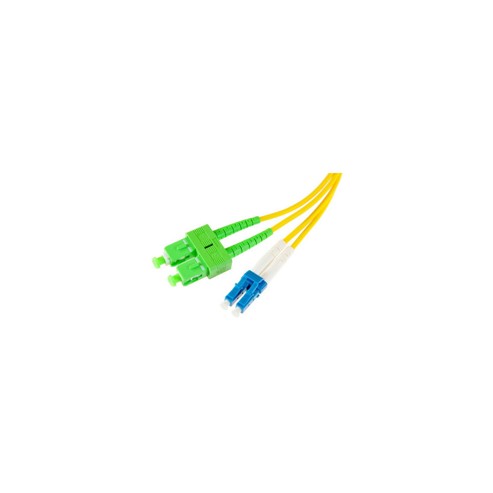Patchcord światłowodowy sm 2m duplex 9/125 sc/apc-lc/upc