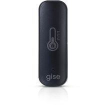 Gise smart czujnik temperatury i wilgotności wi-fi czarny | tuya | gths-wf-01-b