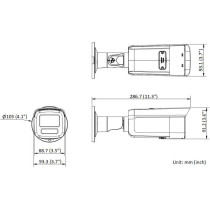 Kamera ip hikvision ds-2cd2t86g2h-2i(2.8mm)(ef)/black