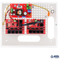 Zestaw do 9 kamer ip switch poe 9p+1up atte ip-9-11-e