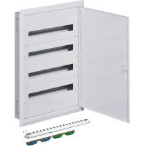 Rozdzielnica podtynkowa z zaciskami pe/n 4r/96m (4x24) i kl. ip40 hager fw424ft