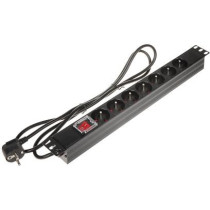 Listwa zasilająca 7 gniazd pd-7/r-n