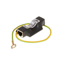 Ogranicznik przepięć sieci lan serii ext, ptf-51-ext/poe/t w osłonie termokurczliwej