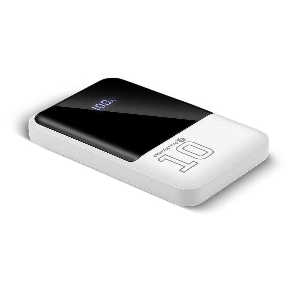 Powerbank everactive energy bank eb-10q 10000 mah 22,5 w 2x usb-a usb-c biały