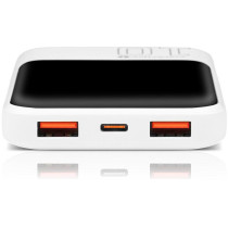 Powerbank everactive energy bank eb-10q 10000 mah 22,5 w 2x usb-a usb-c biały