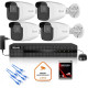 Zestaw monitoringu hilook 4x kamera ipc-b440h(4mm)(c) z dyskiem 1tb