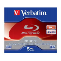 Płyty blu-ray verbatim bd-re dl serl 50gb (5szt.)