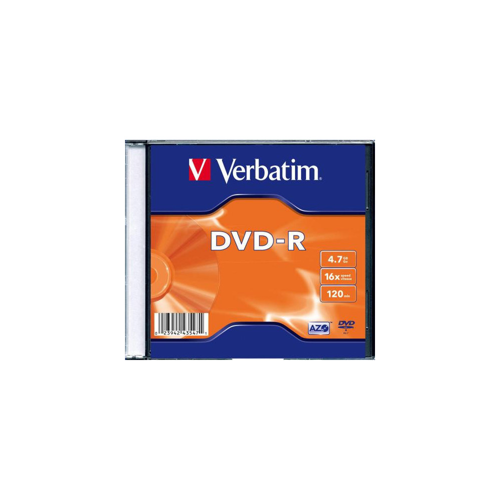 Płyty dvd-r verbatim azo slim (1szt)