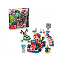 Klocki lego super mario 72043 - mario kart: interaktywna figurka lego mario i standard kart