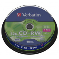 Płyty cd-rw verbatim serl scratch resistant (10szt)