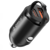 Ładowarka samochodowa orico usb-c 30w, usb-a 30w