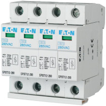 Eaton ogranicznik przepięć t1+t2 b+c 4p 4m 12.5ka 1.5kv tn, tns spbt12-280/4