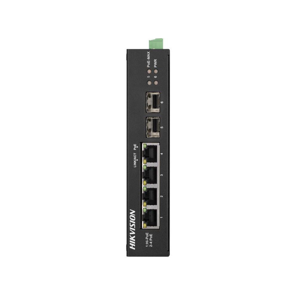 Switch hikvision ds-3t0506hp-e/hs