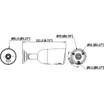 Kamera bezprzewodowa ip hikvision ds-2cfs04/4g(2.8mm)