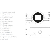 Radio ferguson regent dab+ 151 / bluetooth (czarny)