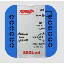 Ropam Srol-Ari Bezprzewodowy, Douszkowy Sterownik Rolety 230Vac, Amperometryka, Status Rolety W Aplikacji I Panelu Dotykowym (-I