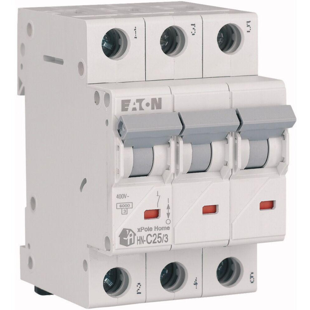 Eaton wyłącznik nadprądowy c 25a 3p 3m 6ka hn-c25/3