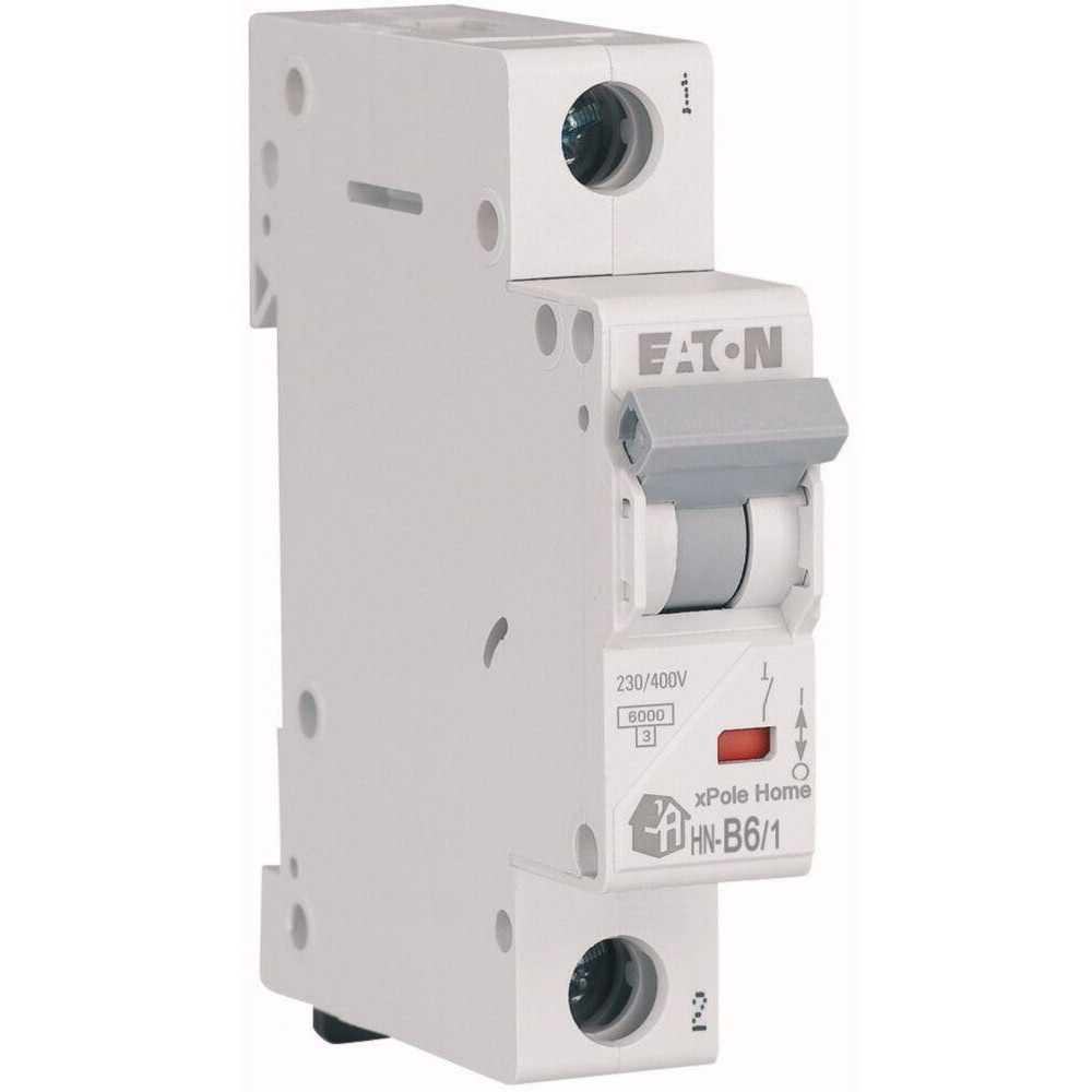 Eaton wyłącznik nadprądowy b 6a 1p 1m 6ka hn-b6/1