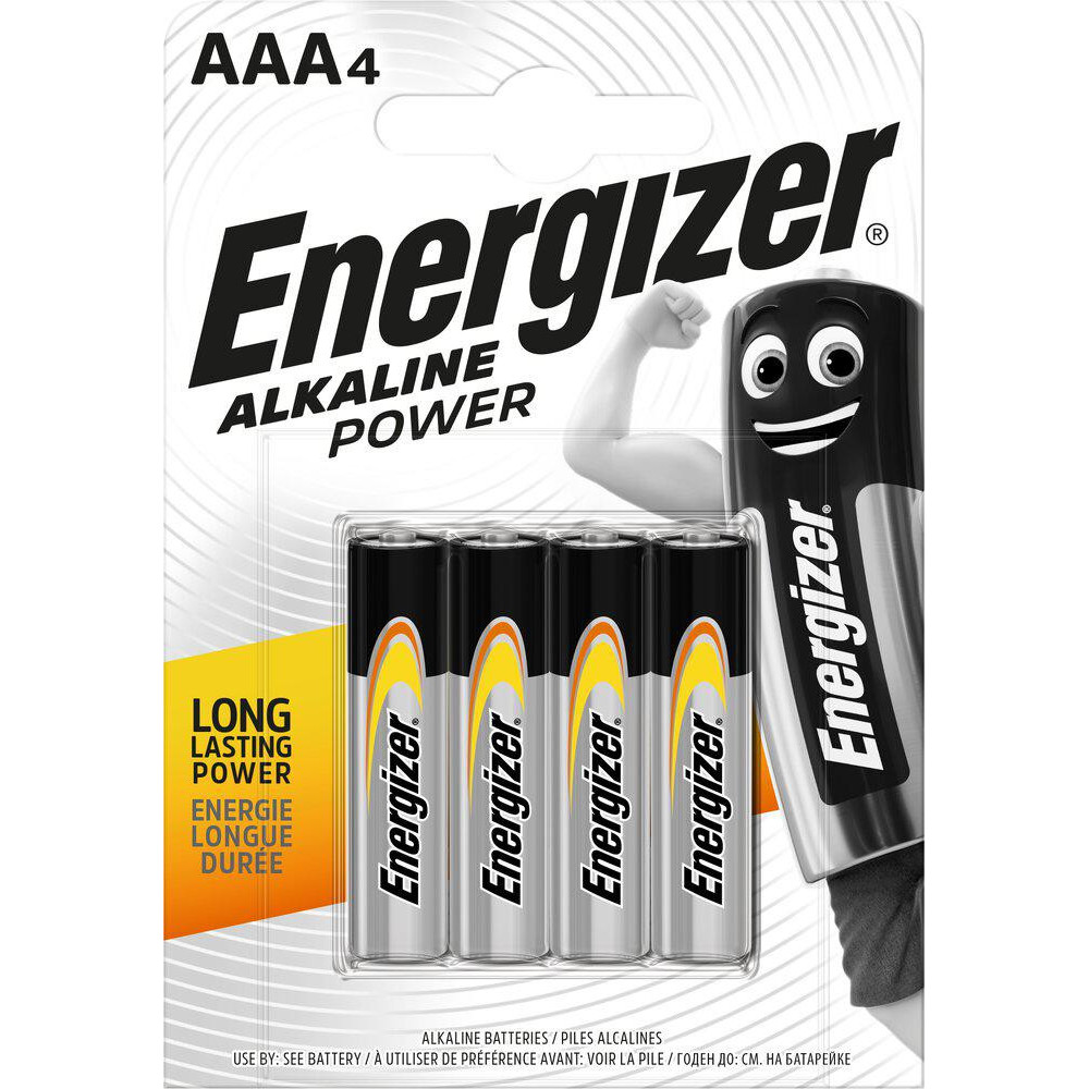 Bateria lr03 / aaa energizer alcaline power (blister 4 szt.)