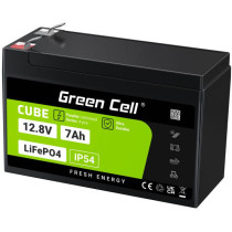 Akumulator litowo-żelazowo-fosforanowy lifepo4 green cell cube 12.8v 7ah lfpgc12v7ah