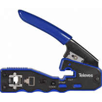 Zaciskarka Do Złączy Rj45 Z Automatycznym Cięciem Televes 209802