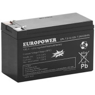 Akumulator Agm Europower Serii Epl 12V 7,2Ah T1