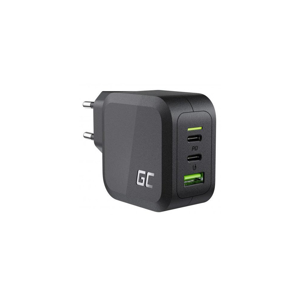 Ładowarka Sieciowa Green Cell Powergan 65W 2Xusb-C 1Xusb-A Chargc08