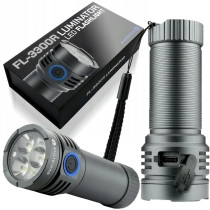 Latarka Ręczna 3X Osram P9 10W Led Everactive Fl-3300R Luminator 3300 Lumenów Ipx4