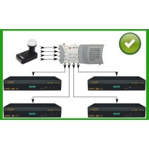 Konwerter Inverto Quattro Black Ultra Idlt-Qtl412-Ultra-Opn