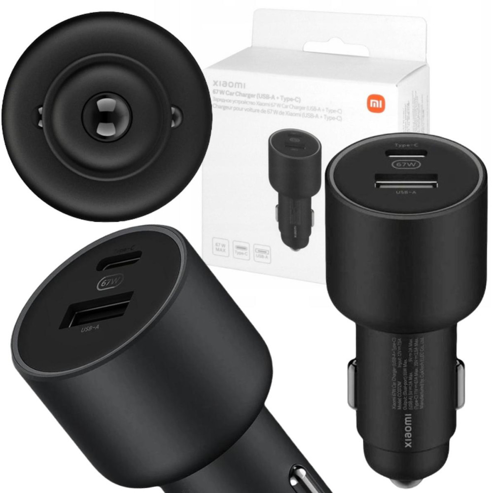 Ładowarka Samochodowa Xiaomi Car Charger 67W (Usb-A + Type-C)