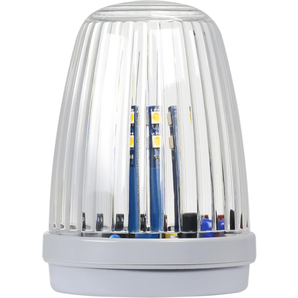 Lampa Led Proxima Kogut Biała Z Anteną 433.92 Mhz (24/230V Dc/Ac) Świeci Na Żółto