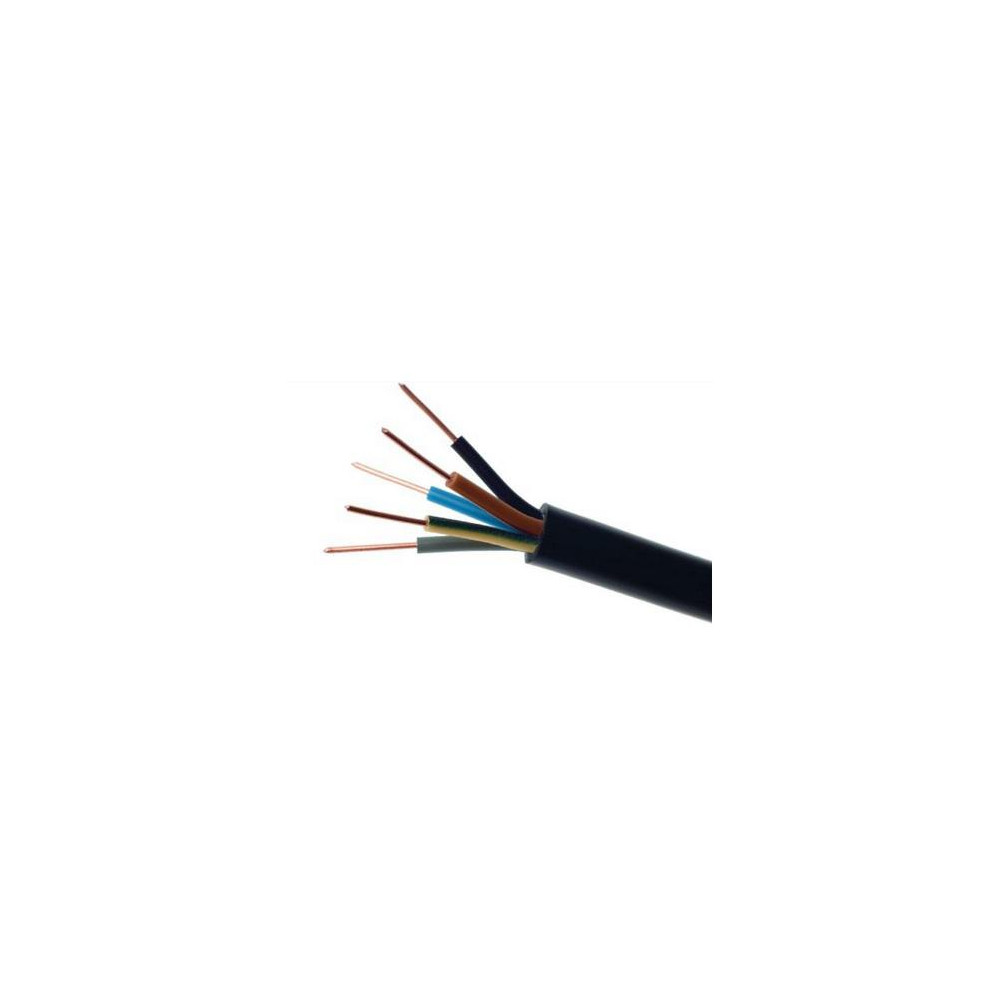 Przewód Elektryczny Ziemny Drut Yky 0,6/1Kv 5X16Mm2 Czarny Elektrokabel 1M