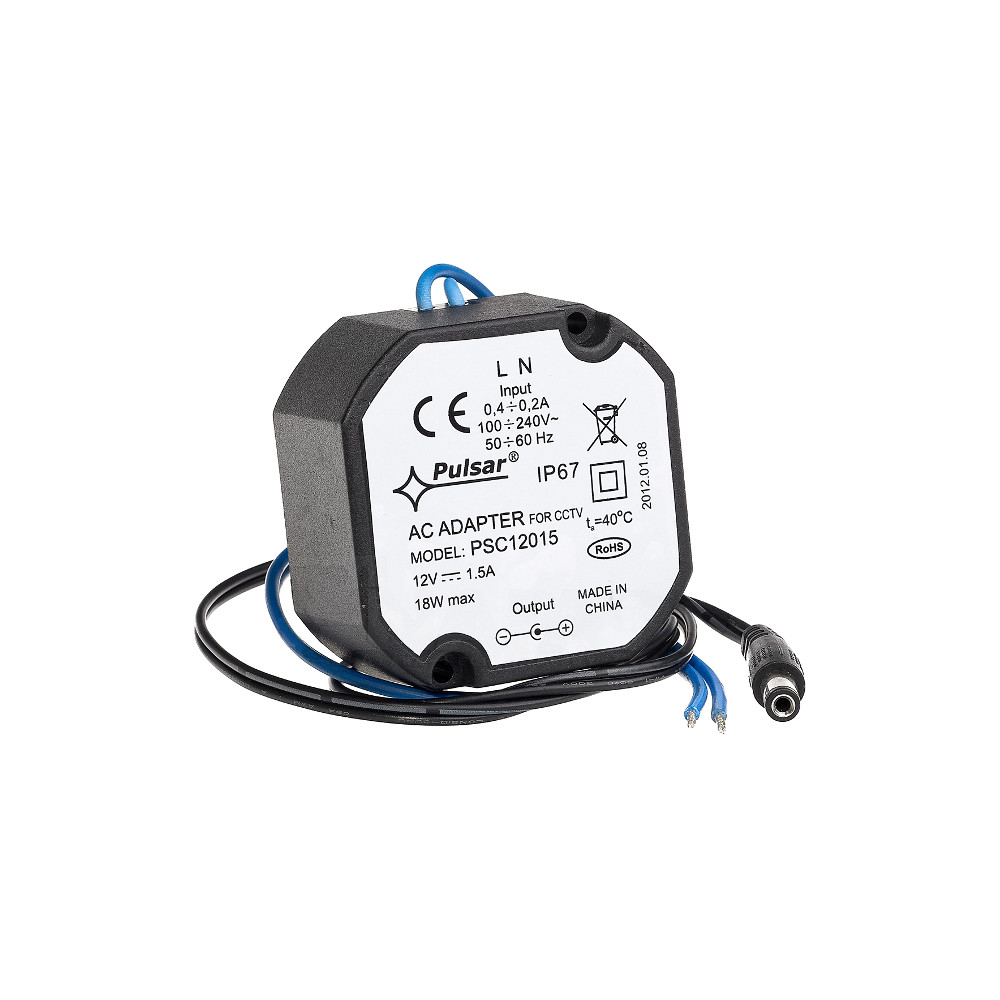 Zasilacz Impulsowy Hermetyczny Pulsar Psc12015 12V/1,5A