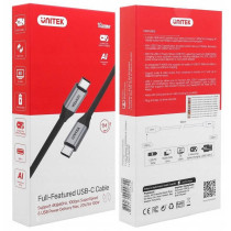 Przewód Usb Unitek C14082Abk Usb-C Na Usb-C 10Gbps 4K 60Hz 20V/5A