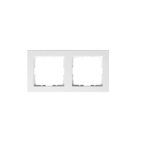 Gvs Ramka 2-Polowa Biały Błysz. System 55 Do Sensorów Knx