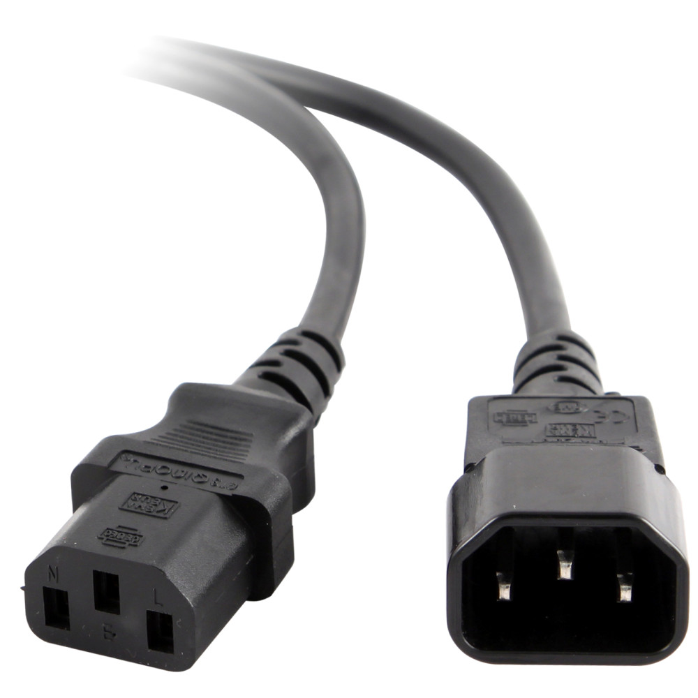 Przedłużacz Kabla Zasilającego Vde Iec 320 C13 -  C14 5M Lanberg