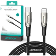 Kabel Usb-C / Lightning Joyroom Star-Light Series Sa27-Cl3 120Cm 30W W Oplocie Czarny