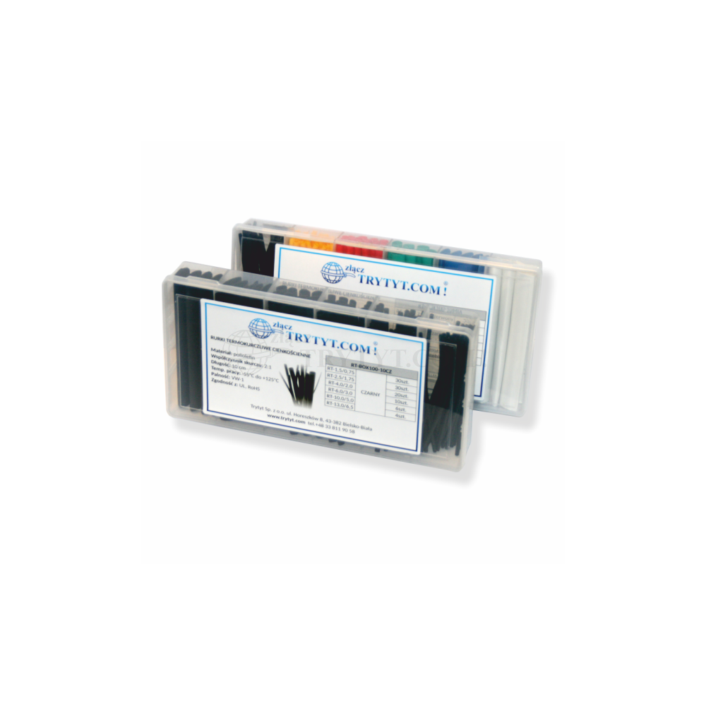 Zestaw Rurek Termokurczliwych Kolorowych Rt-Box100-10Mix