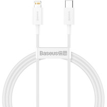 Kabel Usb-C -  Lightning / Iphone Baseus Superior Catlys-A02 1M 20W Pd Quick Charging Biały Premium
