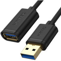 Unitek  Y-C456Gbk Przewód Przedłużacz Usb 3.0 Am-Af 0,5M
