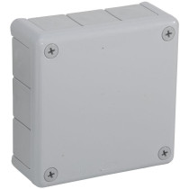 Puszka Natynkowa Pusta 12 Wlotów Viplast Vp-51 Szara Ip55 118X118X46Mm 051-03