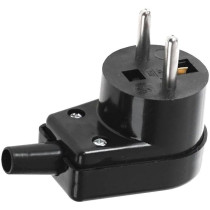 Wtyczka Kątowa 220-05 16A 250V Ip20 Czarna Viplast 220-05