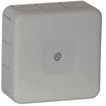 Puszka Natynkowa Pusta 12 Wlotów Viplast Vp-31 Szara Ip55 85X85X37Mm 031-03