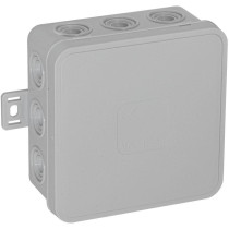 Puszka Natynkowa Pusta 12 Wlotów Viplast V6 Klik Szara Ip54 85X85X41Mm 036-03