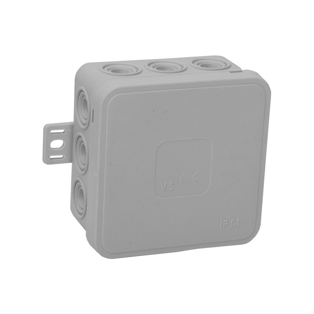 Puszka Natynkowa Pusta 12 Wlotów Viplast V5 Klik Szara Ip54 75X75X41Mm 035-03