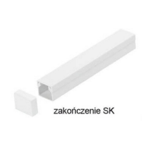 Osprzęt Do Listew Elektroinstalacyjnych, Zakończenie Biały Sk 14X14 1Szt.