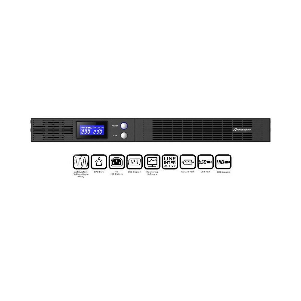 Ups Zasilacz Awaryjny Powerwalker Vi 500 R1U