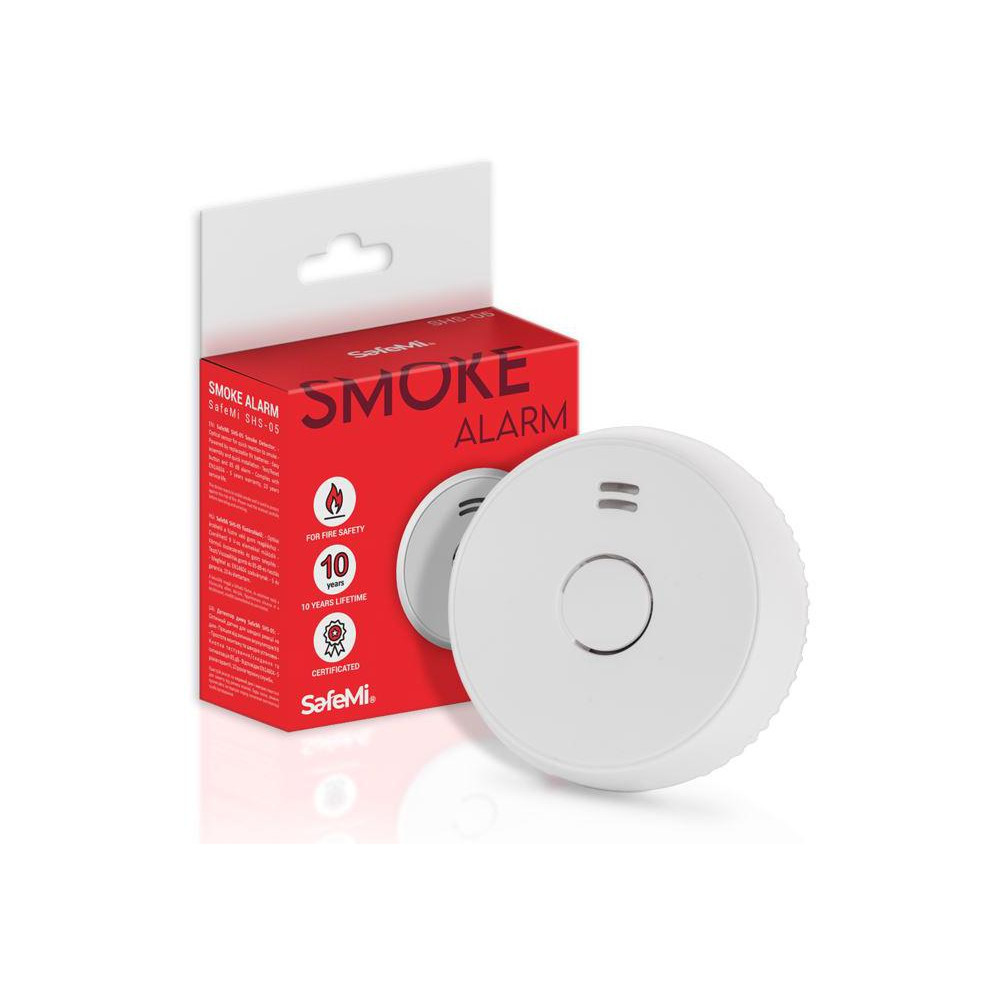 Czujnik Dymu Safemi Shs-05 Na Baterię